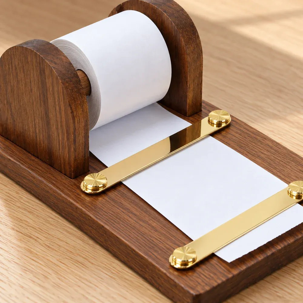 Marius Wooden Memo Roll Holder — detail view
