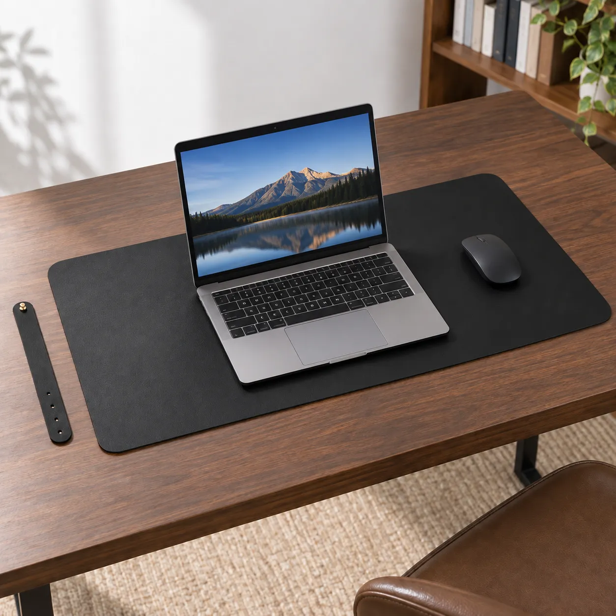 Sutton Desk Mat: in context; styling objects not included