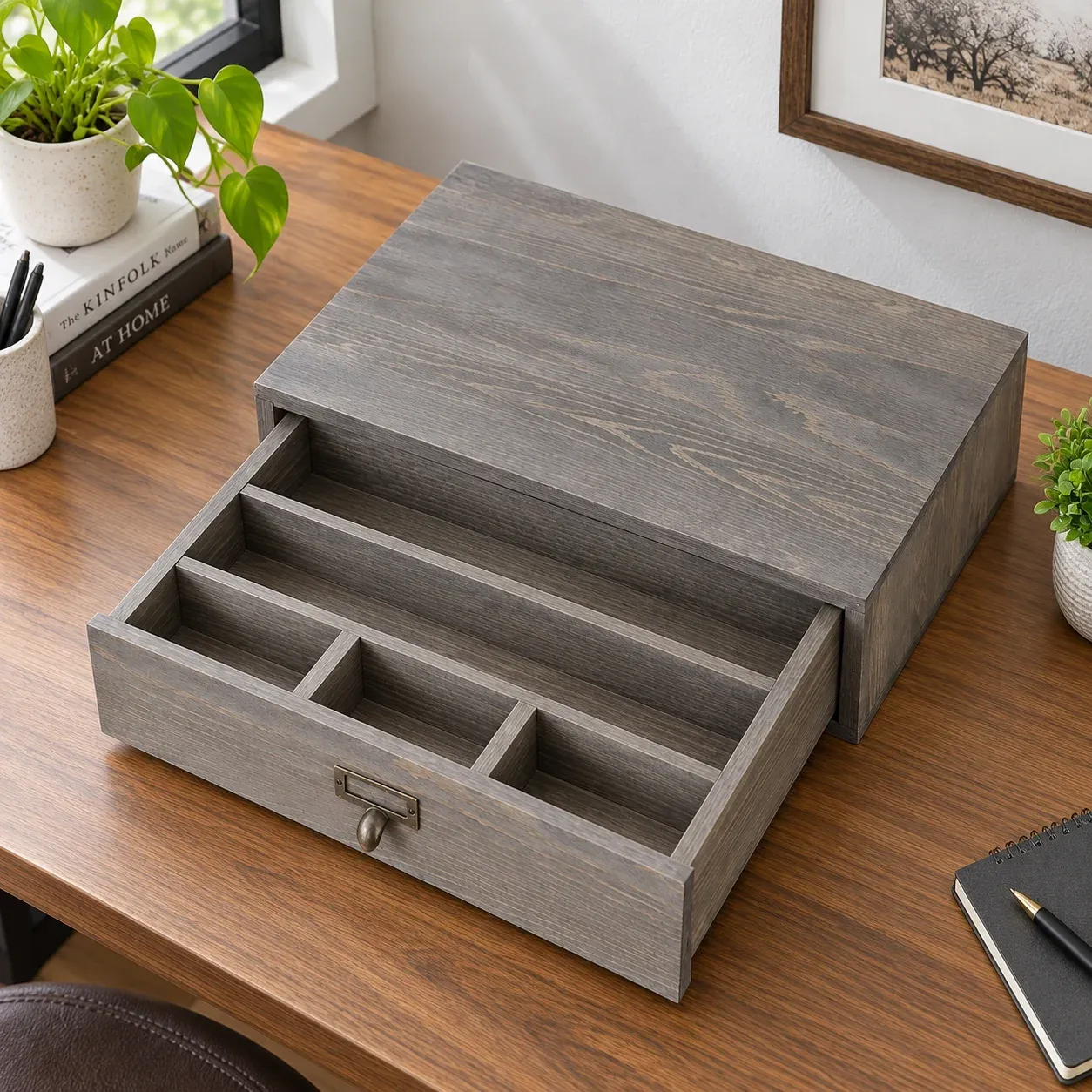 Theo Monitor Drawer Stand, alternate product view