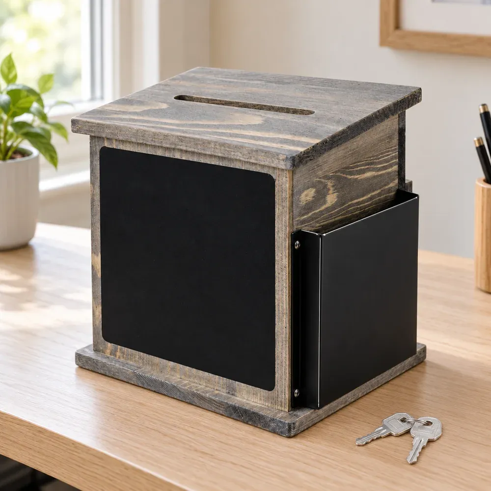 Oswald Locking Suggestion Box — lead view