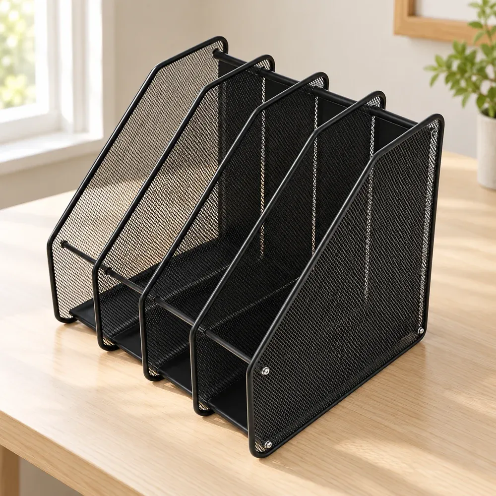 Ansel Mesh File Rack — lead view