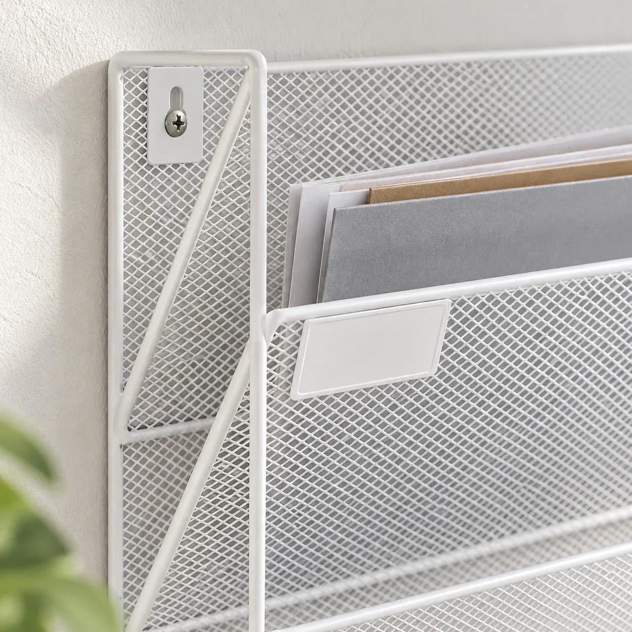Florence Wall File Rack detail view