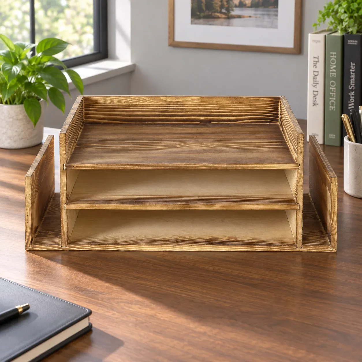 Iris Three-Tier Letter Trays, source-supported alternate view