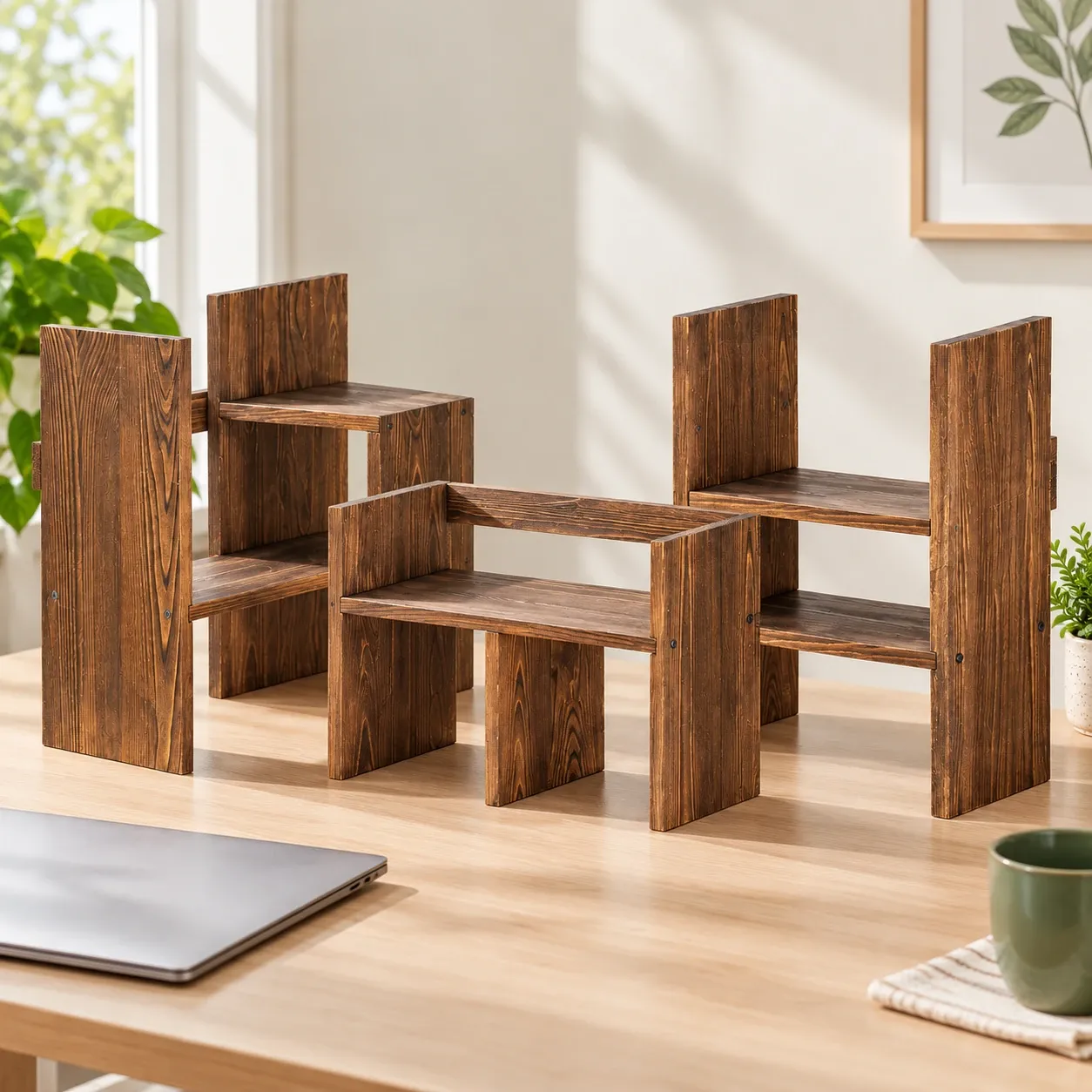 Alden Desktop Bookshelf — detail view