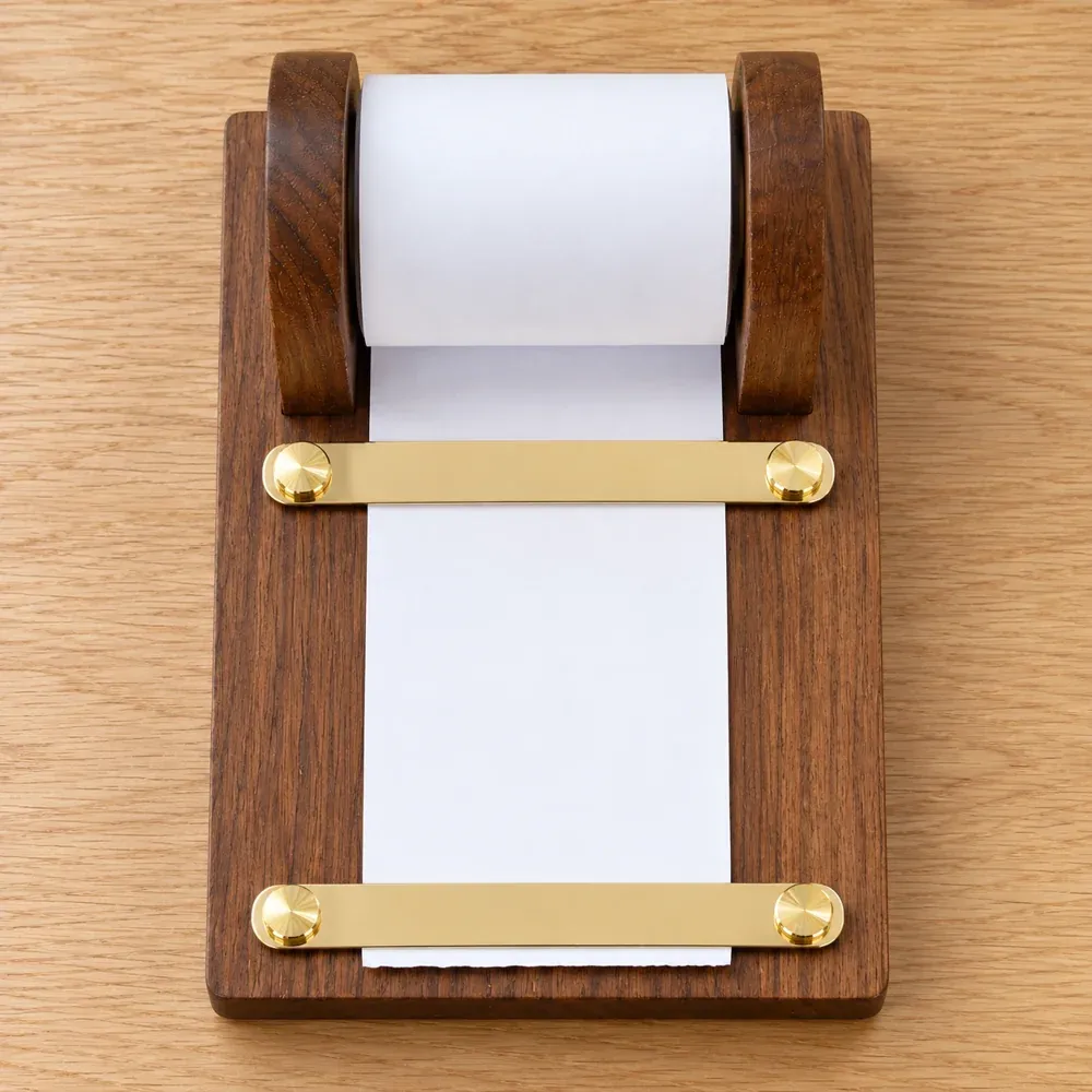 Marius Wooden Memo Roll Holder — alternate view
