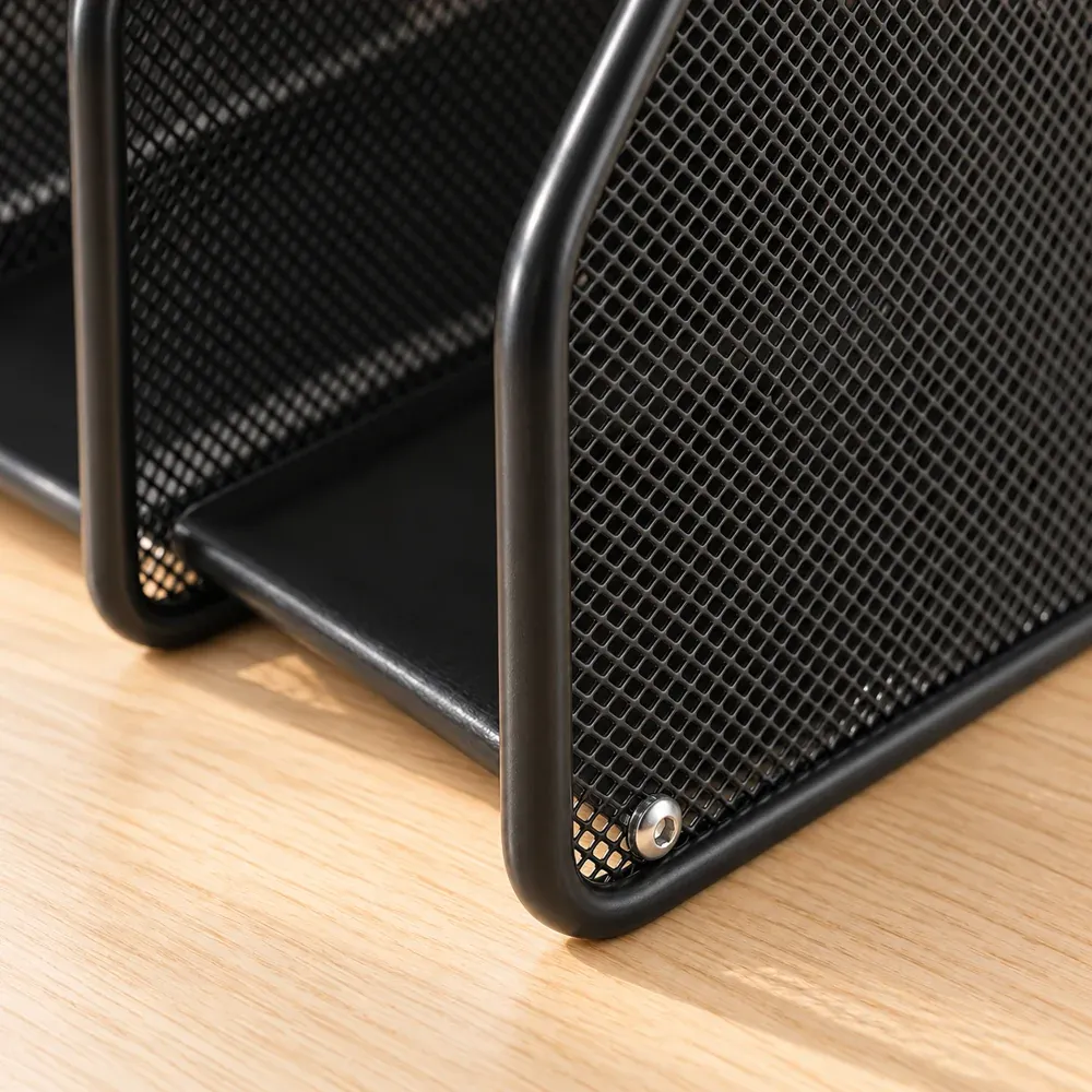 Ansel Mesh File Rack — detail view