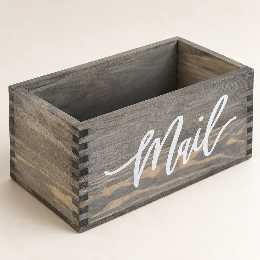 Albie Wooden Mail Organizer — lead view