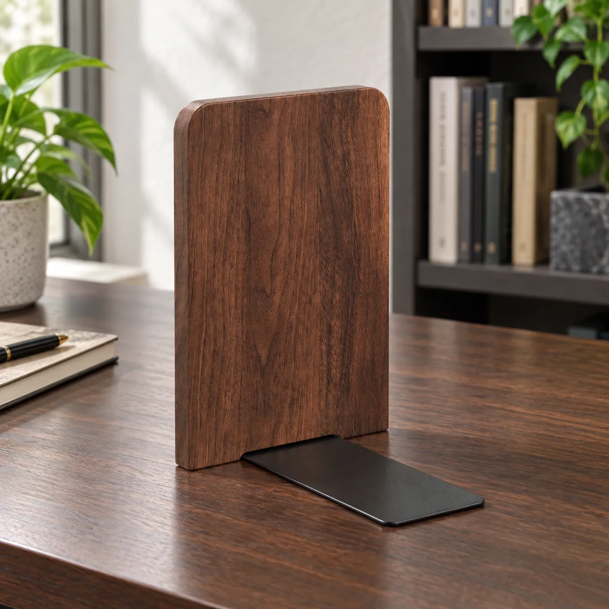 Reed Wooden Bookend