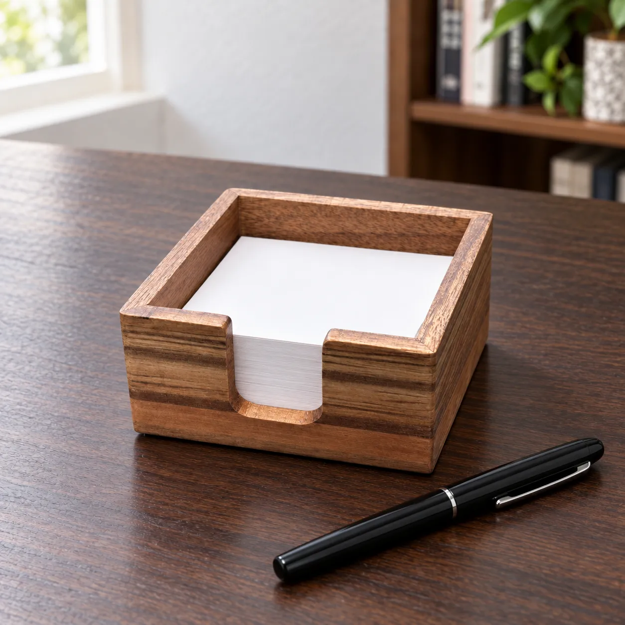 Miles Memo Holder: in context; styling objects not included