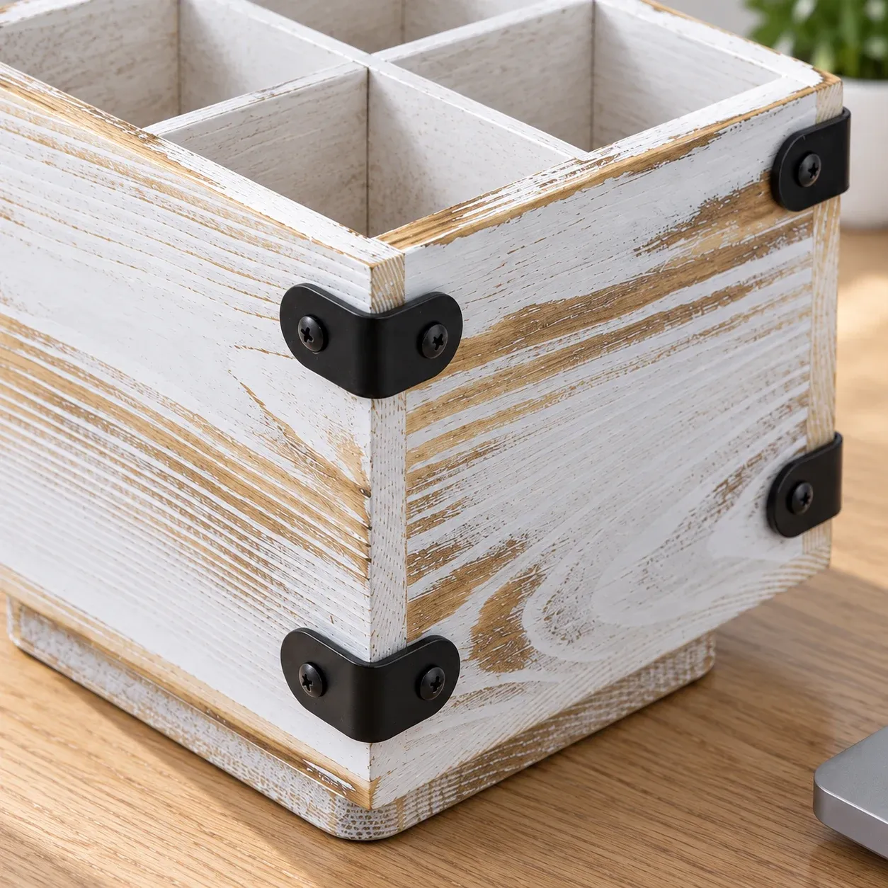 Mina Rotating Desk Caddy detail view
