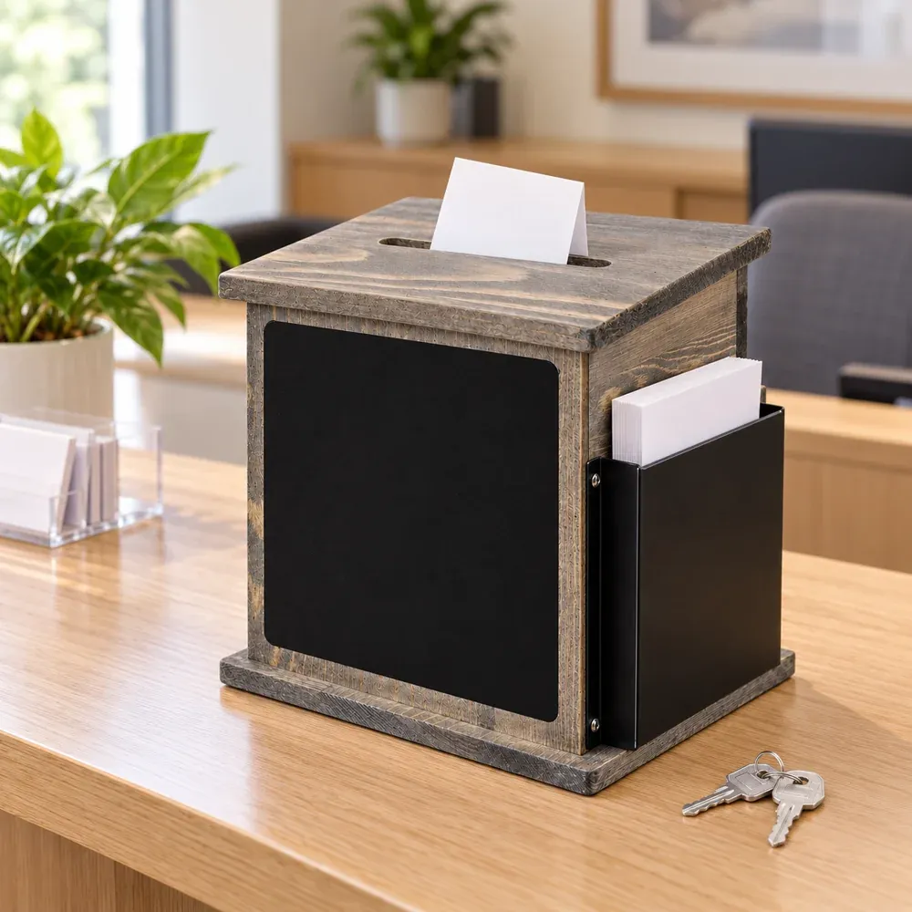 Oswald Locking Suggestion Box — use view
