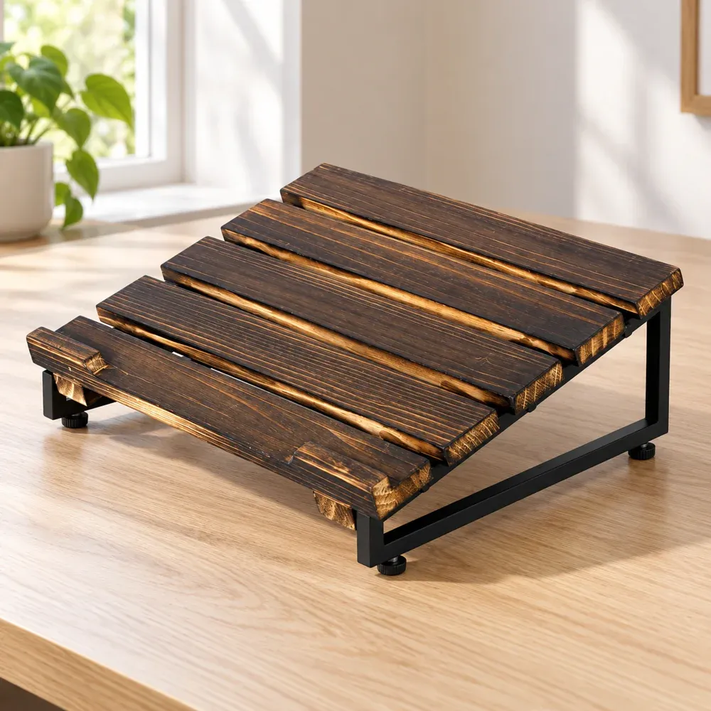 Bram Slatted Laptop Riser — lead view