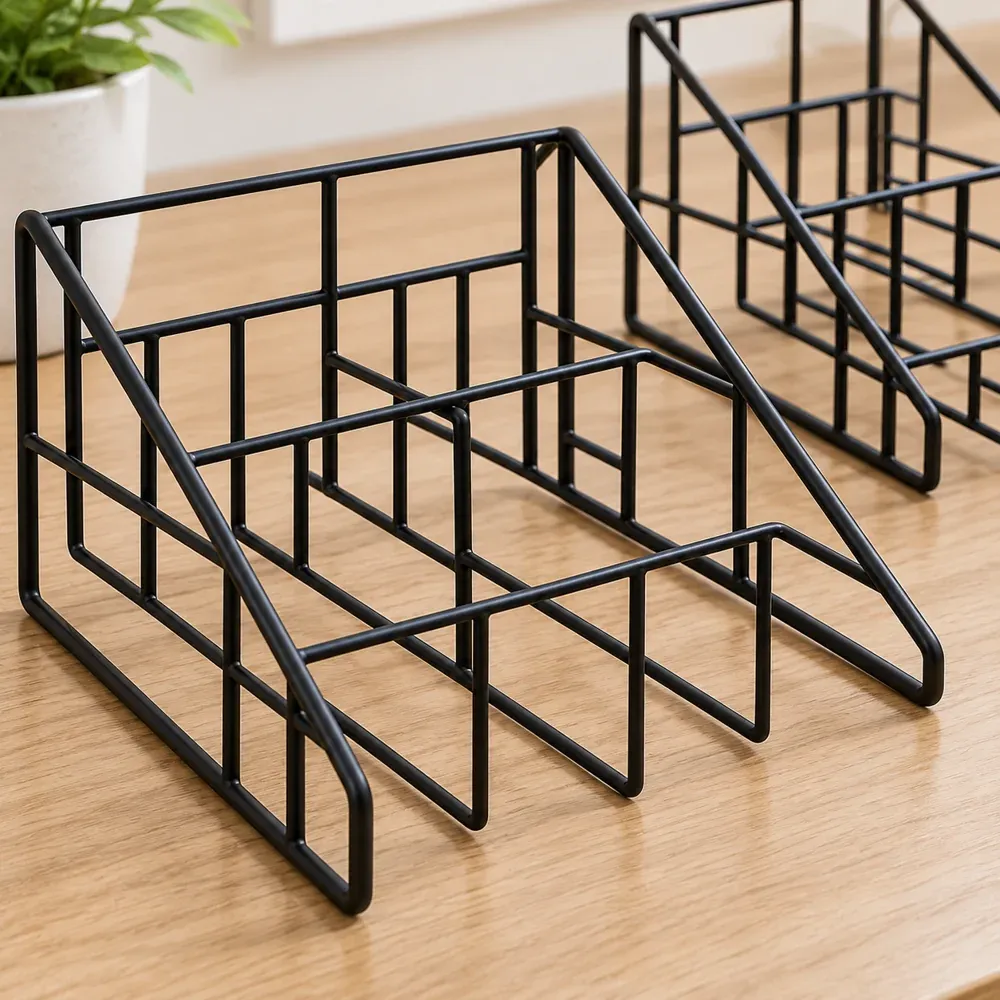 Dacre Tiered Disc Racks — detail view