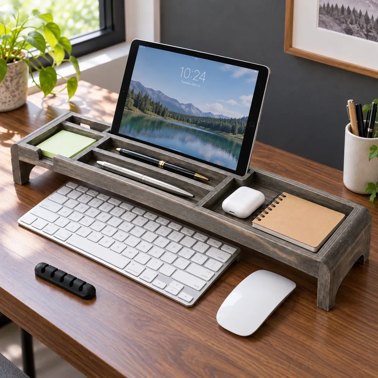 Dorian Keyboard Organizer, in practical use; props not included