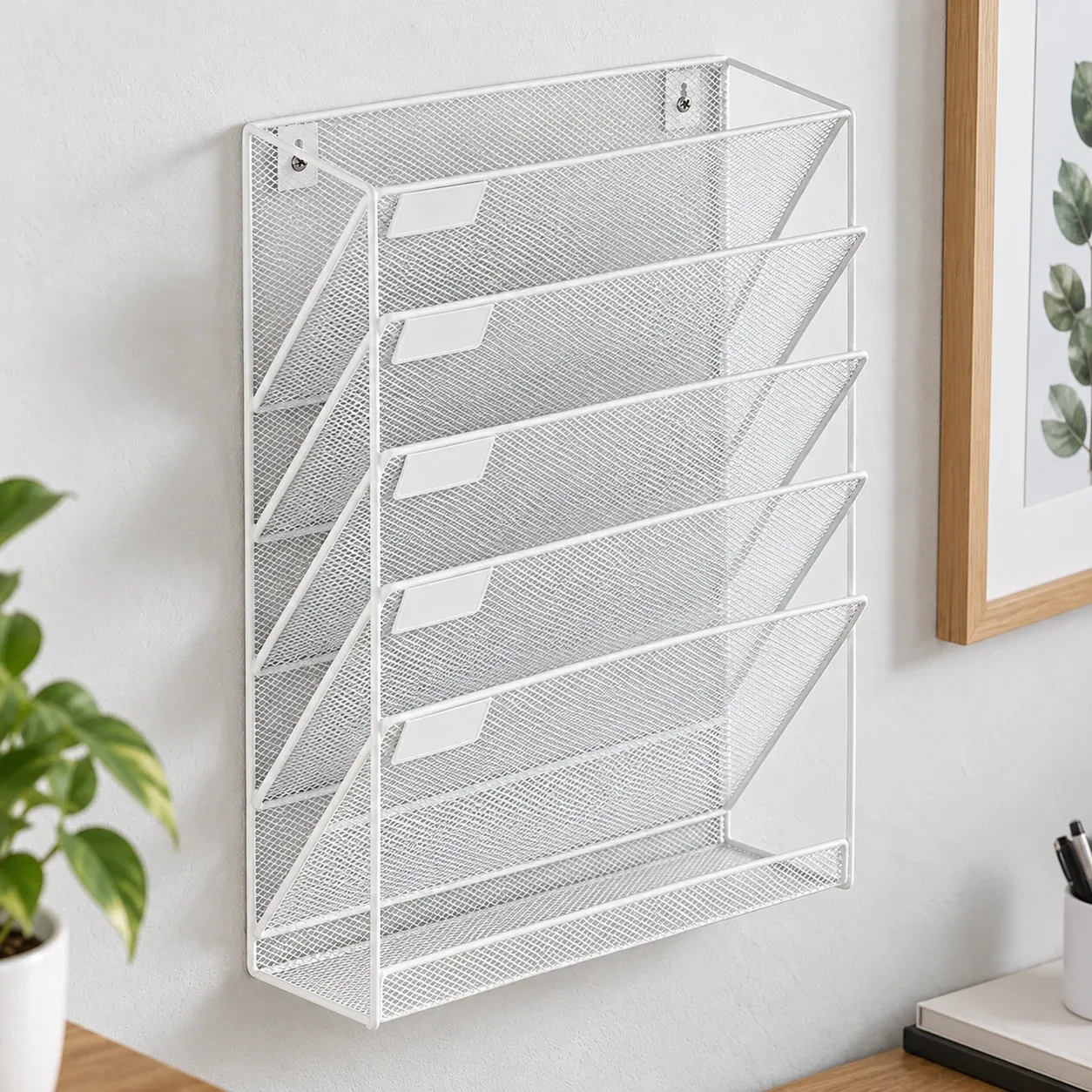 Florence Wall File Rack alternate view