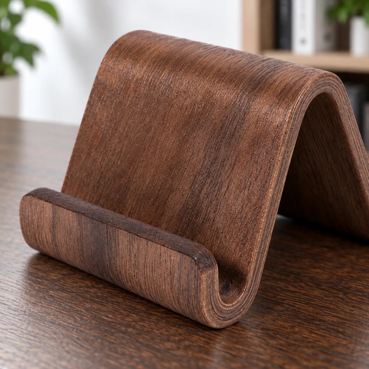 Nolan Curved Phone Stand: construction detail