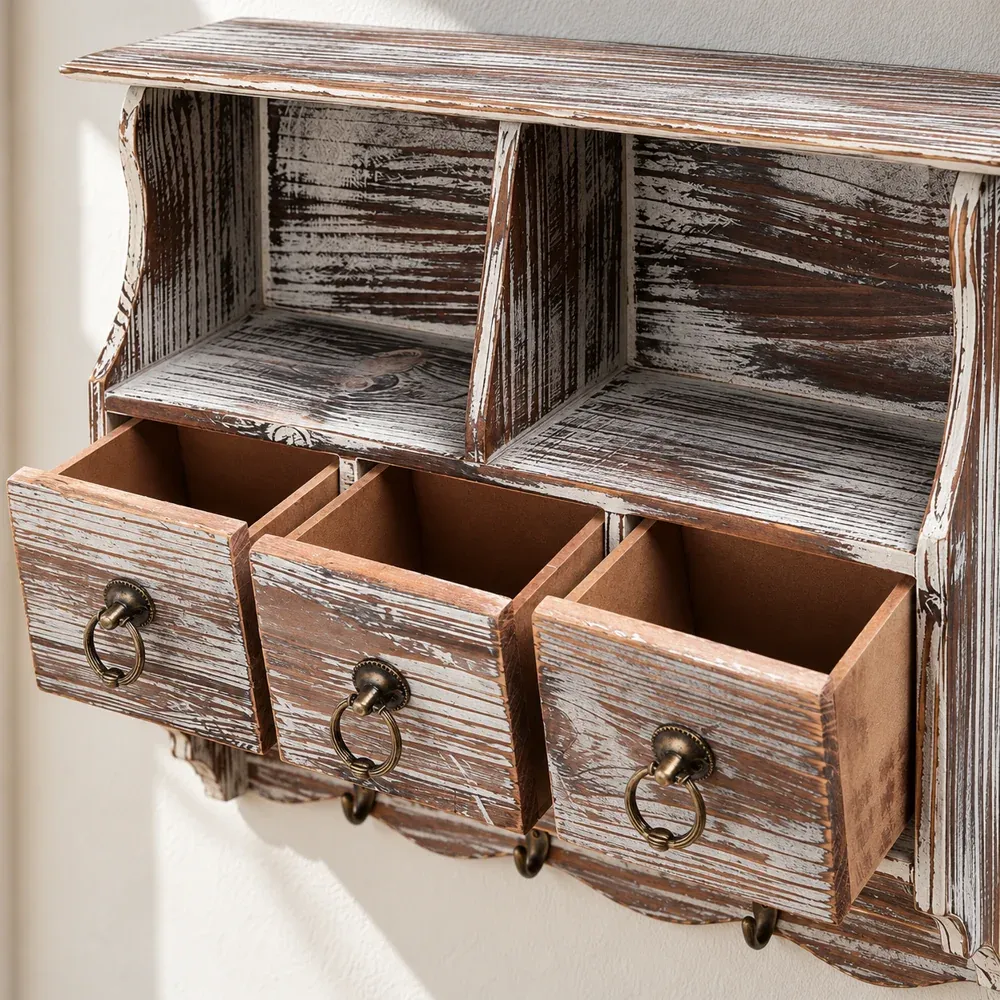 Bernard Wall Storage Cabinet — detail view