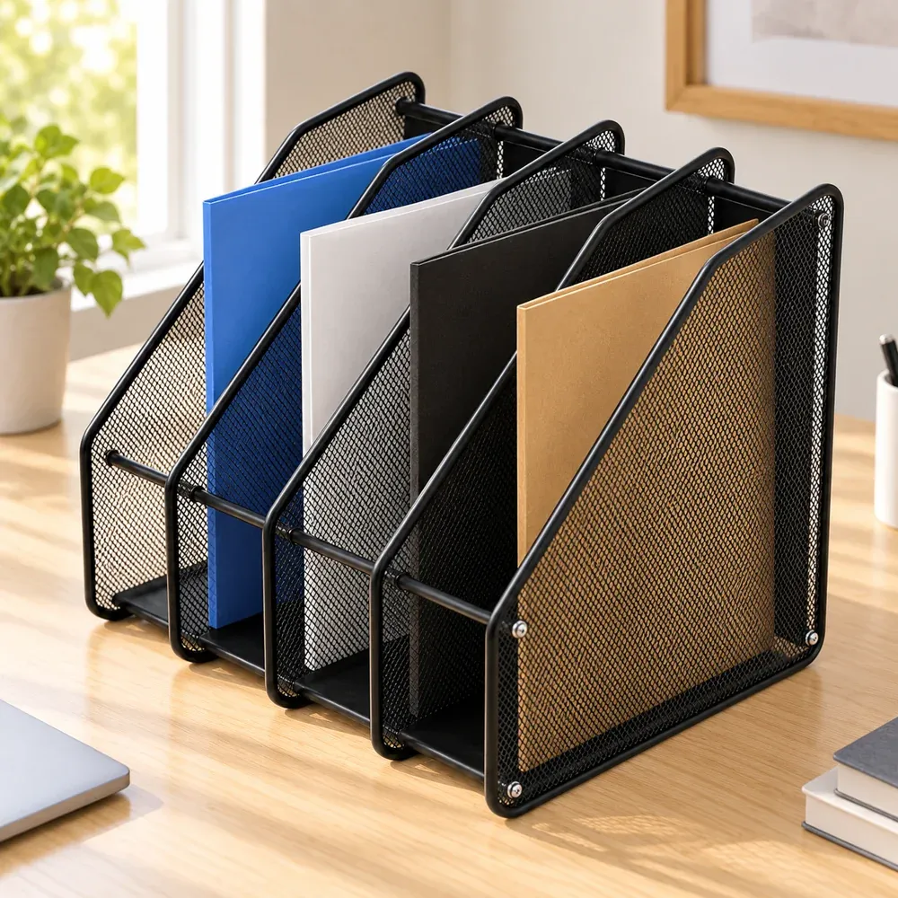Ansel Mesh File Rack — use view