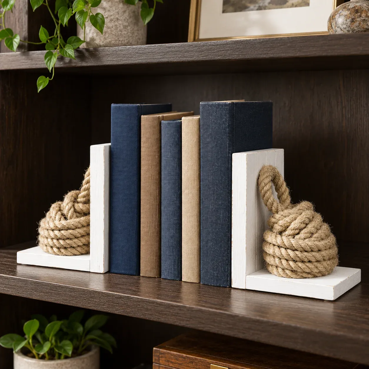 Godfrey Rope Bookends use view